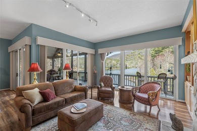 Enjoy sweeping views of Lake Soquilla and Hogback Mountain from on Burlingame Country Club in North Carolina - for sale on GolfHomes.com, golf home, golf lot