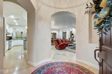 Welcome to this exceptional 4 bedroom, 4 bathroom villa in the on Superstition Mountain Club - Lost Gold in Arizona - for sale on GolfHomes.com, golf home, golf lot