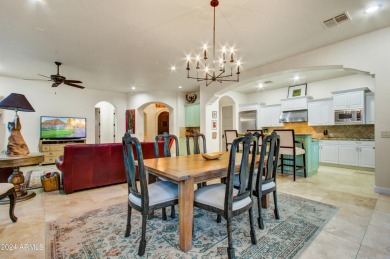 Welcome to this exceptional 4 bedroom, 4 bathroom villa in the on Superstition Mountain Club - Lost Gold in Arizona - for sale on GolfHomes.com, golf home, golf lot