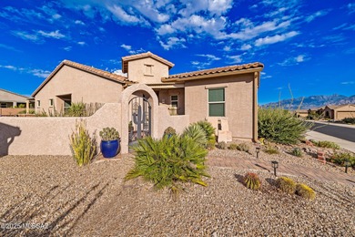 Discover modern desert living in this stunning 2 bedroom, 2.5 on Canoa Ranch Golf Club in Arizona - for sale on GolfHomes.com, golf home, golf lot