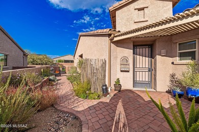 Discover modern desert living in this stunning 2 bedroom, 2.5 on Canoa Ranch Golf Club in Arizona - for sale on GolfHomes.com, golf home, golf lot
