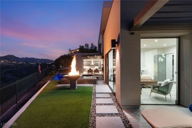 Built by Blue Heron, this modern architectural masterpiece in on Rio Secco Golf Club in Nevada - for sale on GolfHomes.com, golf home, golf lot