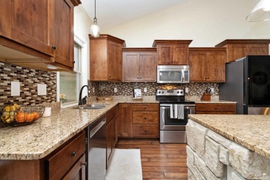 Score a hole in one with this luxurious, low-maintenance home on  in Kansas - for sale on GolfHomes.com, golf home, golf lot