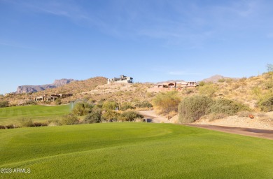 Nestled in a serene, gated community on a elevated lot on Gold Canyon Golf Resort - Dinosaur Mountain in Arizona - for sale on GolfHomes.com, golf home, golf lot