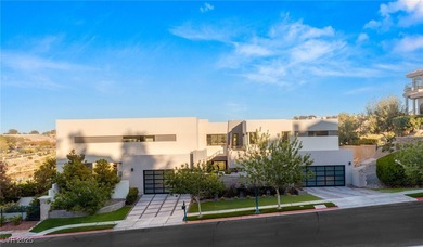 Built by Blue Heron, this modern architectural masterpiece in on Rio Secco Golf Club in Nevada - for sale on GolfHomes.com, golf home, golf lot