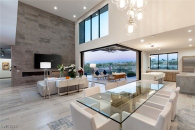 Built by Blue Heron, this modern architectural masterpiece in on Rio Secco Golf Club in Nevada - for sale on GolfHomes.com, golf home, golf lot