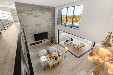 Built by Blue Heron, this modern architectural masterpiece in on Rio Secco Golf Club in Nevada - for sale on GolfHomes.com, golf home, golf lot