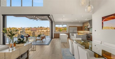 Built by Blue Heron, this modern architectural masterpiece in on Rio Secco Golf Club in Nevada - for sale on GolfHomes.com, golf home, golf lot