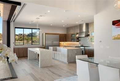 Built by Blue Heron, this modern architectural masterpiece in on Rio Secco Golf Club in Nevada - for sale on GolfHomes.com, golf home, golf lot