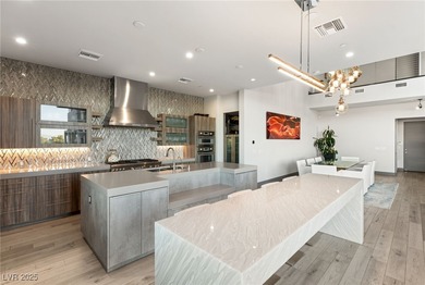 Built by Blue Heron, this modern architectural masterpiece in on Rio Secco Golf Club in Nevada - for sale on GolfHomes.com, golf home, golf lot