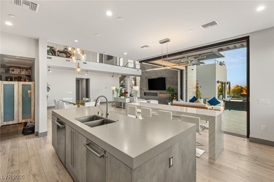 Built by Blue Heron, this modern architectural masterpiece in on Rio Secco Golf Club in Nevada - for sale on GolfHomes.com, golf home, golf lot