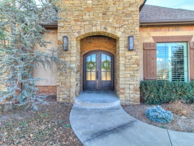 Blending elegance with everyday comfort, this stunning home is on Oak Tree National Golf and Country Club in Oklahoma - for sale on GolfHomes.com, golf home, golf lot