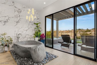 Built by Blue Heron, this modern architectural masterpiece in on Rio Secco Golf Club in Nevada - for sale on GolfHomes.com, golf home, golf lot