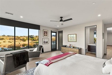 Built by Blue Heron, this modern architectural masterpiece in on Rio Secco Golf Club in Nevada - for sale on GolfHomes.com, golf home, golf lot