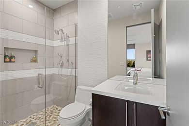 Built by Blue Heron, this modern architectural masterpiece in on Rio Secco Golf Club in Nevada - for sale on GolfHomes.com, golf home, golf lot