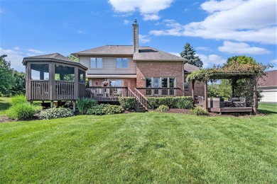 Set on one of the most scenic lots in the Polo Fields, this on Polo Fields Golf and Country Club in Michigan - for sale on GolfHomes.com, golf home, golf lot