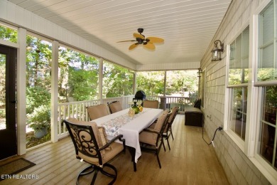 Have your morning coffee on the 54.5' x 11.5' screened porch on Toqua Golf Course - Loudon County in Tennessee - for sale on GolfHomes.com, golf home, golf lot