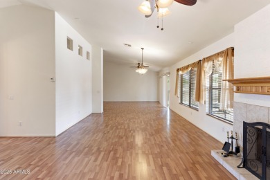 Beautiful home with a casita, courtyard & pool located in the on Tuscany Falls At Pebble Creek in Arizona - for sale on GolfHomes.com, golf home, golf lot