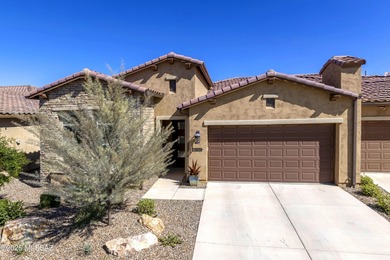 Welcome home to this Stunning Bria model villa, built in 2022 in on Saddlebrooke Ranch Golf Club in Arizona - for sale on GolfHomes.com, golf home, golf lot