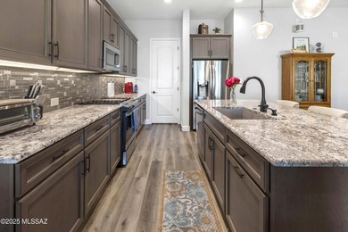 Welcome home to this Stunning Bria model villa, built in 2022 in on Saddlebrooke Ranch Golf Club in Arizona - for sale on GolfHomes.com, golf home, golf lot