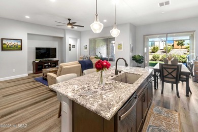 Welcome home to this Stunning Bria model villa, built in 2022 in on Saddlebrooke Ranch Golf Club in Arizona - for sale on GolfHomes.com, golf home, golf lot