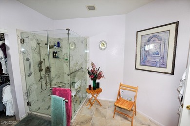 ** BRAND NEW REPLASTERED SOLAR HEATED POOL AND SPA ON THE GOLF on Painted Desert Golf Club in Nevada - for sale on GolfHomes.com, golf home, golf lot