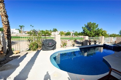 ** BRAND NEW REPLASTERED SOLAR HEATED POOL AND SPA ON THE GOLF on Painted Desert Golf Club in Nevada - for sale on GolfHomes.com, golf home, golf lot