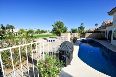 ** BRAND NEW REPLASTERED SOLAR HEATED POOL AND SPA ON THE GOLF on Painted Desert Golf Club in Nevada - for sale on GolfHomes.com, golf home, golf lot