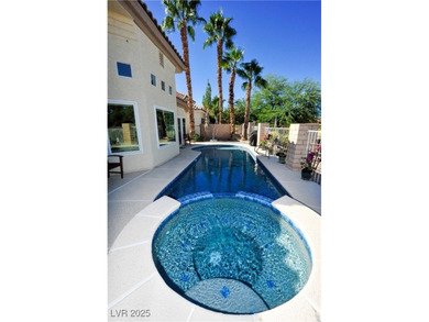 ** BRAND NEW REPLASTERED SOLAR HEATED POOL AND SPA ON THE GOLF on Painted Desert Golf Club in Nevada - for sale on GolfHomes.com, golf home, golf lot