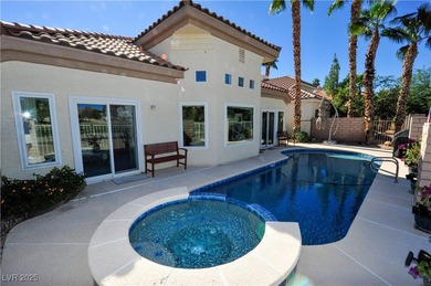 ** BRAND NEW REPLASTERED SOLAR HEATED POOL AND SPA ON THE GOLF on Painted Desert Golf Club in Nevada - for sale on GolfHomes.com, golf home, golf lot