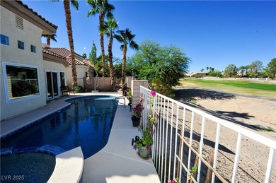 ** BRAND NEW REPLASTERED SOLAR HEATED POOL AND SPA ON THE GOLF on Painted Desert Golf Club in Nevada - for sale on GolfHomes.com, golf home, golf lot