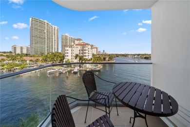 Beautiful corner condo with panoramic water views. Wood floors on Turnberry Isle Resort and Club in Florida - for sale on GolfHomes.com, golf home, golf lot