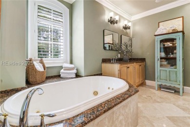 Modern European elegance meets Lowcountry charm. Nestled beneath on Colleton River Plantation Club in South Carolina - for sale on GolfHomes.com, golf home, golf lot