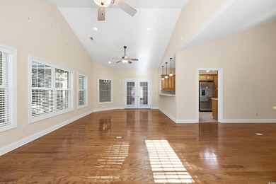 Nestled on a beautifully manicured corner lot along the 10th tee on Heritage Club in South Carolina - for sale on GolfHomes.com, golf home, golf lot