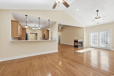 Nestled on a beautifully manicured corner lot along the 10th tee on Heritage Club in South Carolina - for sale on GolfHomes.com, golf home, golf lot