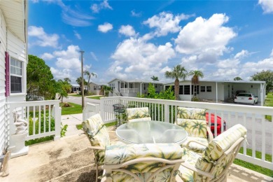 This cute and charming 2 bedroom, 2 bath manufactured home is on Maple Leaf Golf and Country Club in Florida - for sale on GolfHomes.com, golf home, golf lot