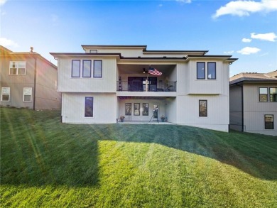 This beautiful custom-built 1.5-story home in WaterCrest Landing on Falcon Ridge Golf Course in Kansas - for sale on GolfHomes.com, golf home, golf lot