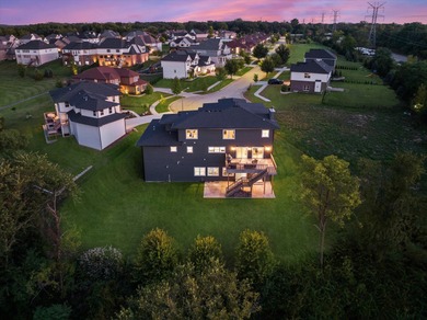 Sleek and sophisticated MODERN MASTERPIECE in one of Lemont's on Cog Hill Golf and Country Club in Illinois - for sale on GolfHomes.com, golf home, golf lot