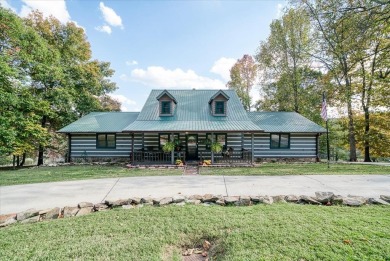 The essence of Tennessee Living! Honest Abe Log Home perched on on Hidden Valley Golf and Country Club in Tennessee - for sale on GolfHomes.com, golf home, golf lot