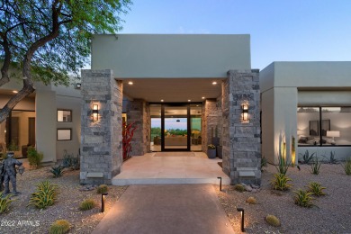 Spectacular all one level living, this completely remodeled and on Desert Highlands Golf Club in Arizona - for sale on GolfHomes.com, golf home, golf lot