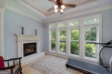 Beautifully kept and upgraded! Enter the soaring two story foyer on Eagles Landing Country Club in Georgia - for sale on GolfHomes.com, golf home, golf lot