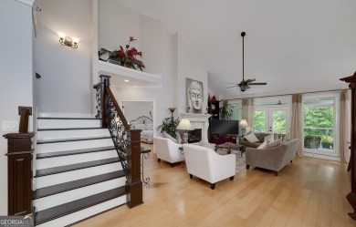 Beautifully kept and upgraded! Enter the soaring two story foyer on Eagles Landing Country Club in Georgia - for sale on GolfHomes.com, golf home, golf lot