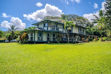 This stunning Kalihiwai Ridge custom home was built with on Princeville Golf Resort in Hawaii - for sale on GolfHomes.com, golf home, golf lot