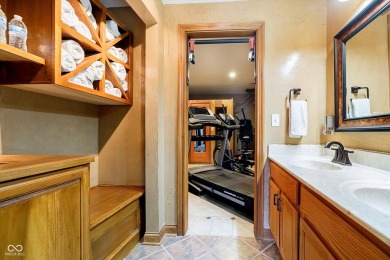 Welcome to an extraordinary 5-bedroom, 5.5-bath masterpiece on Hickory Stick Golf Club in Indiana - for sale on GolfHomes.com, golf home, golf lot
