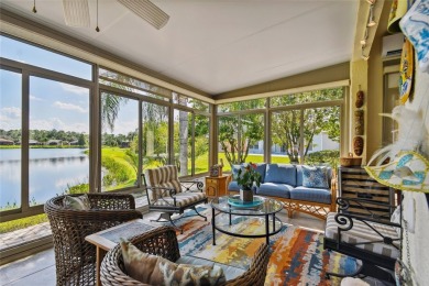 Stunning WATERFRONT Savoy model with breathtaking direct sight on Stonegate Golf Club in Florida - for sale on GolfHomes.com, golf home, golf lot