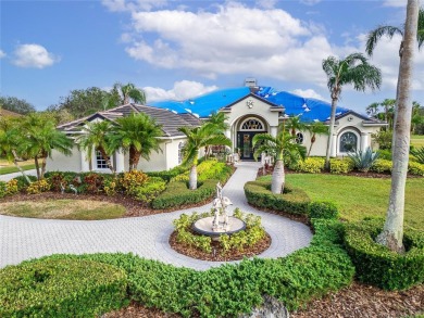 This breathtaking custom home in Lakewood Ranch, Florida, offers on The River Club in Florida - for sale on GolfHomes.com, golf home, golf lot