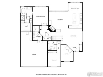 Spacious Ranch-Style Patio Home with Finished Basement and on Highland Meadows Golf Course in Colorado - for sale on GolfHomes.com, golf home, golf lot