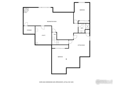 Spacious Ranch-Style Patio Home with Finished Basement and on Highland Meadows Golf Course in Colorado - for sale on GolfHomes.com, golf home, golf lot