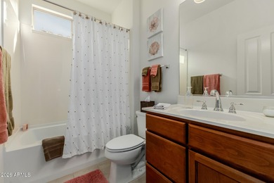 Upgraded Villa situated on a private, desirable South facing lot on Tuscany Falls At Pebble Creek in Arizona - for sale on GolfHomes.com, golf home, golf lot