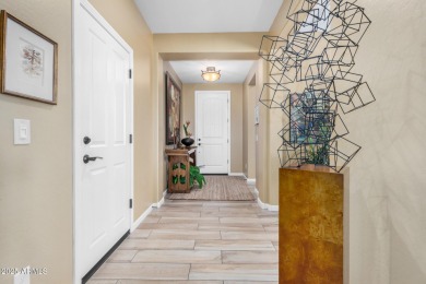 Beautiful, very well-maintained contemporary courtyard villa on Tuscany Falls At Pebble Creek in Arizona - for sale on GolfHomes.com, golf home, golf lot